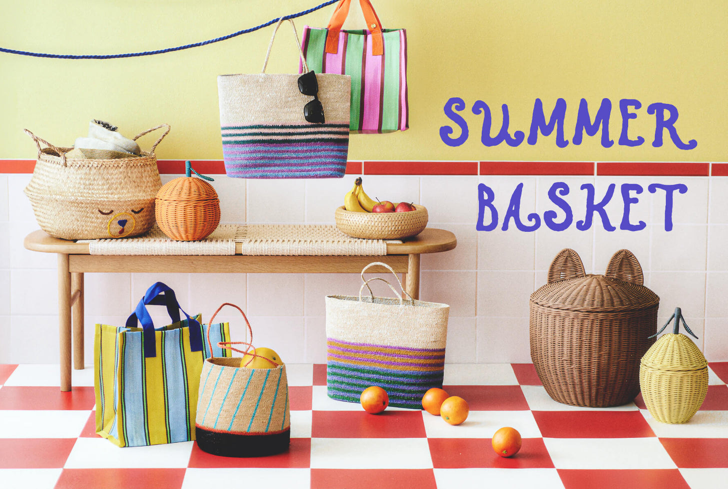 SUMMER BASKET  - かざるようにしまう -